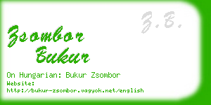 zsombor bukur business card